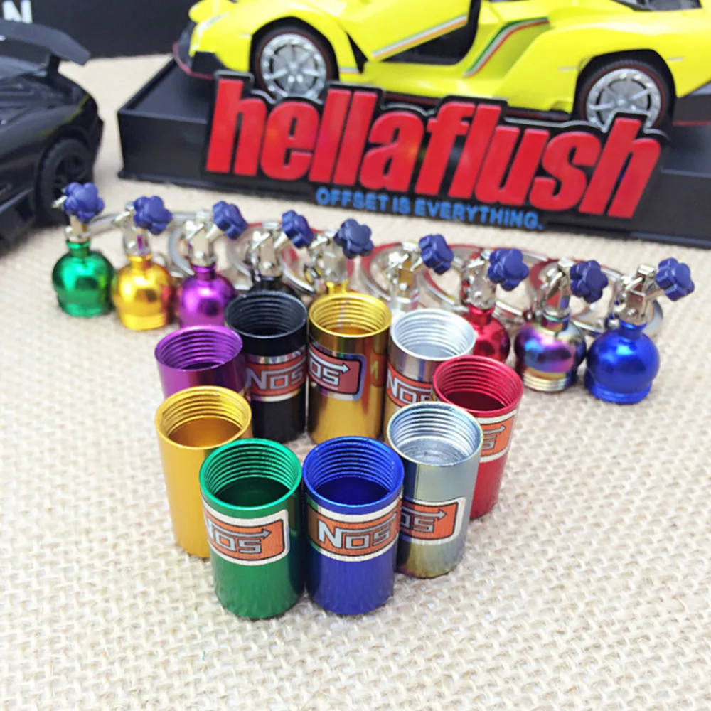 Turbo NOS Закись азота брелок для ключей Stash Pill Box Storag