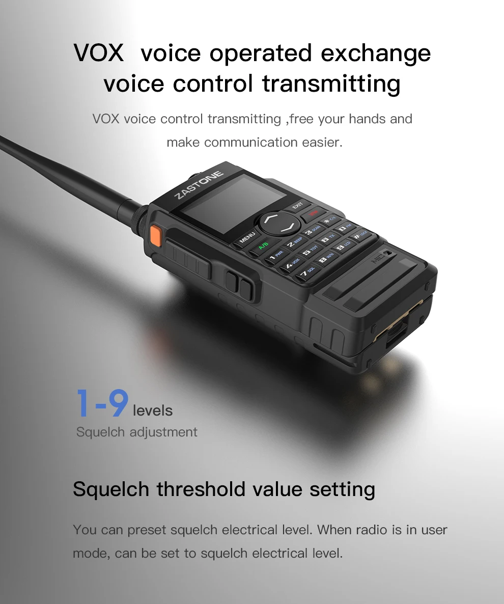 Zastone M7 портативная рация 400-470 МГц 136-174mhztransfer портативный Радиоприемник