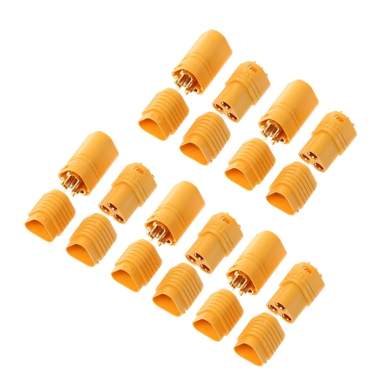 

5pairs MT60 3.5mm 3 Pole Bullet Connector Plug Set For RC ESC Housing Motor