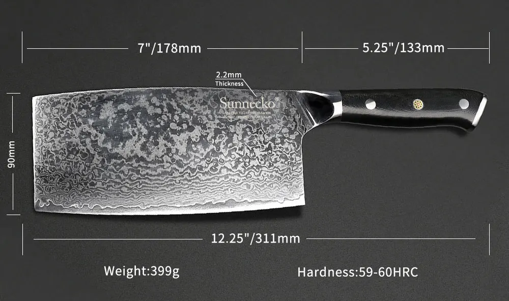 SUNNECKO 4 шт. набор кухонных ножей Santoku шеф-повара дамасский универсальный нож стальной японский VG10 лезвие G10 ручка нож для резки мяса