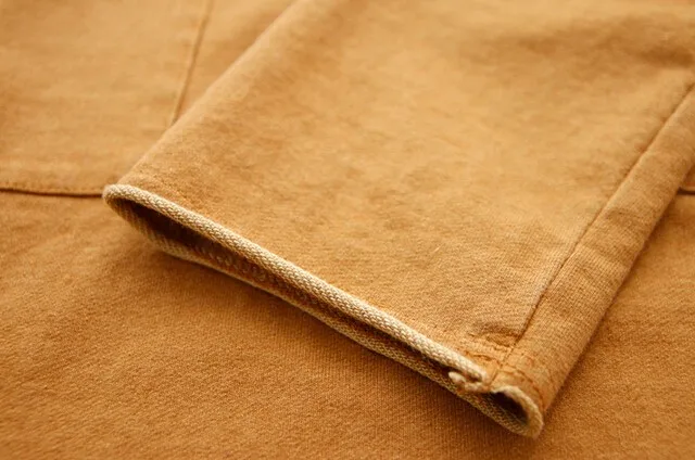 Темперамент ретро вязать хлопок o образным вырезом Длинные рукава деним Мори