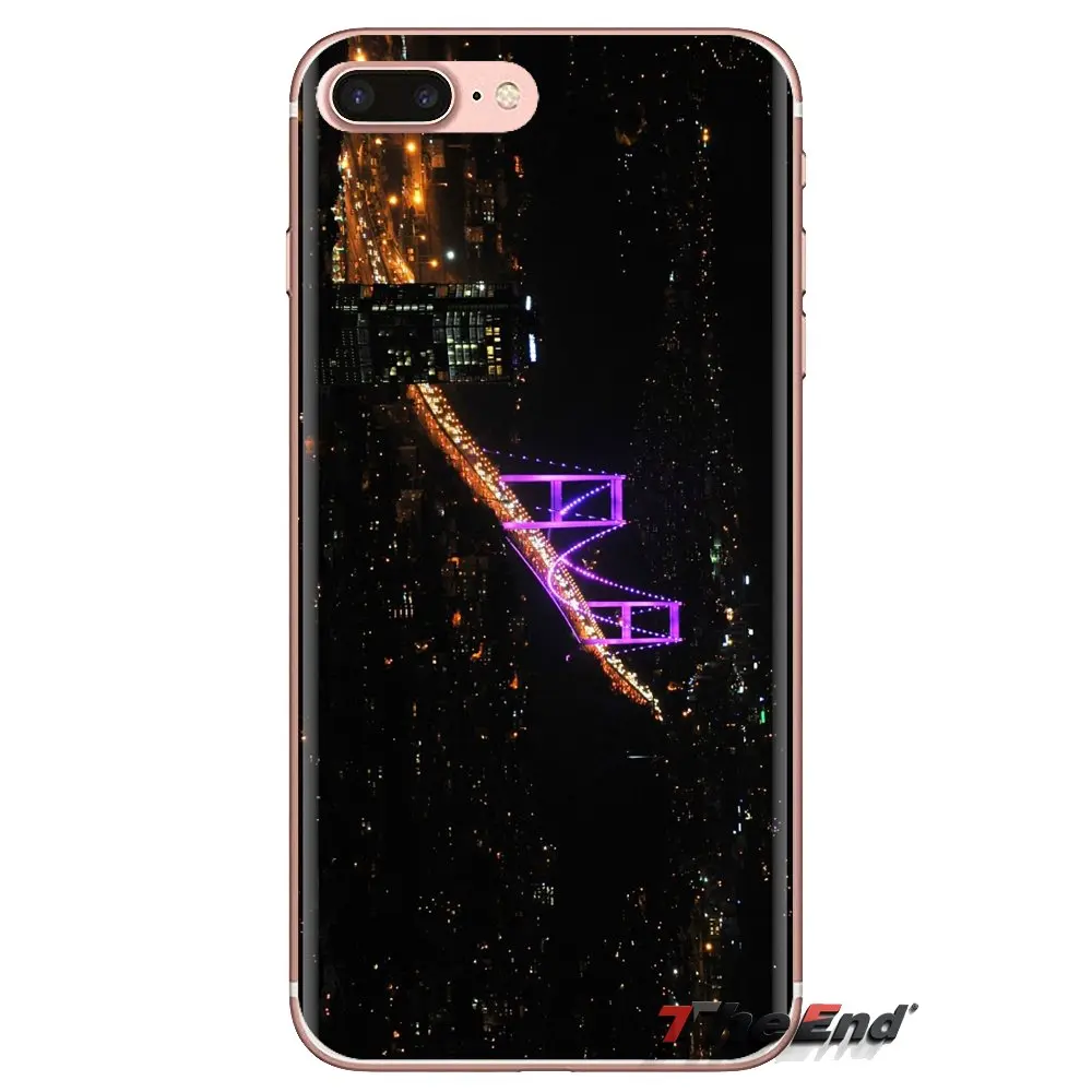 For Samsung Galaxy S3 S4 S5 Mini S6 S7 Edge S8 S9 S10 Plus Note 3 4 5 8 9 TPU Transparent Skin Cover European city Istnbul Night |