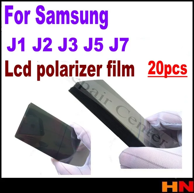 20 шт. ЖК поляризатор пленка для samsung Galaxy J1 J2 J3 J5 J7 фильтр поляризационная пленка|film