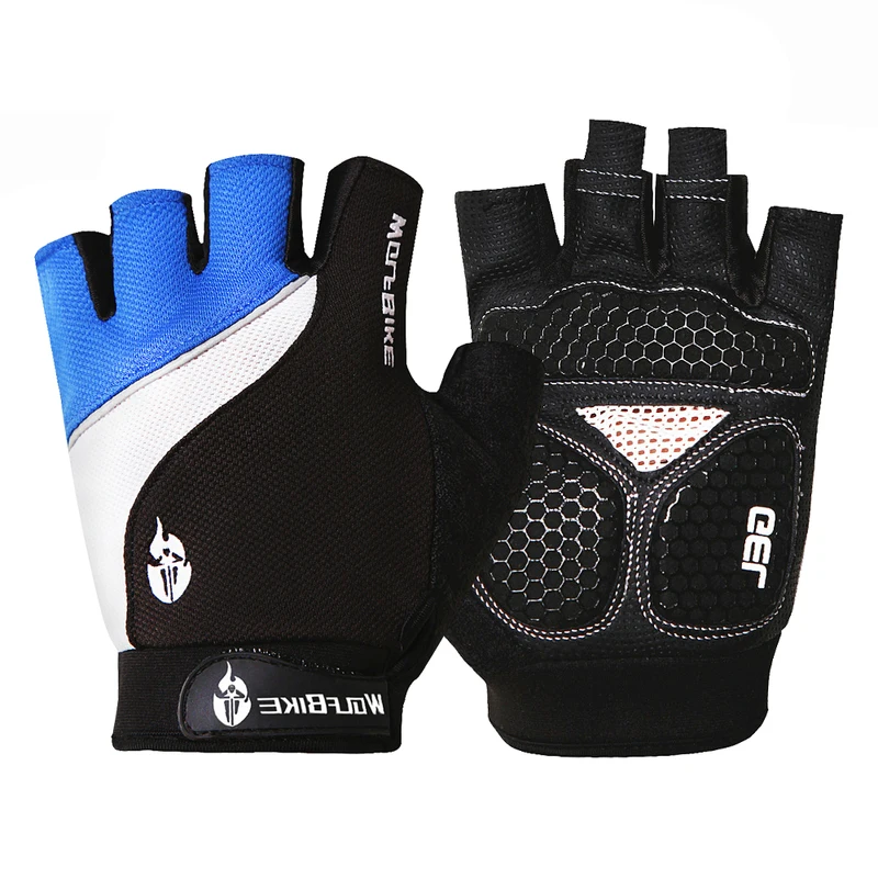 WOLFBIKE Велоспорт перчатки открытые велосипедные для сенсорного экрана Guantes Luvas