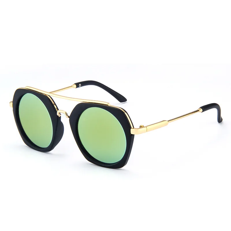 2018 яркие цвета круглые линзы милые Солнцезащитные очки антибликовые UV400 детские