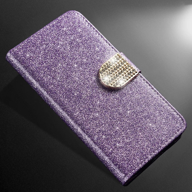 purple diamond 1 Роскошный кожаный чехол-книжка с подставкой для мобильного телефона для Motorola Moto G5 G5S G5 Plus, чехол-кошелек с отделением для карт - Цвет: purple diamond