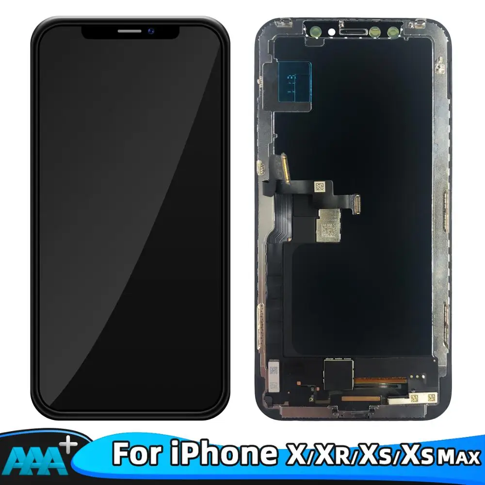 Жк дисплей OLED для iPhone X XS XR Max жк с сенсорным экраном и дигитайзером запасные части