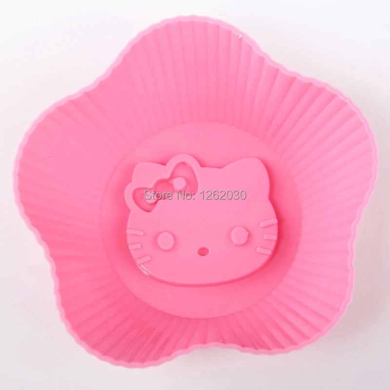 6 шт./лот брендовая силиконовая чашка для торта с героями мультфильмов hello kitty