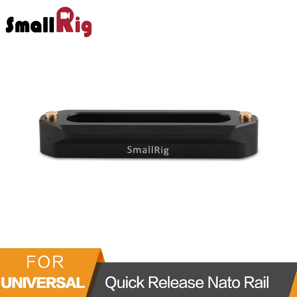 SmallRig БЫСТРОРАЗЪЕМНАЯ безопасность Nato Rail 70 мм длиной Пружинные штифты для RED Epic/Scarlet/камера blackmagic-1195