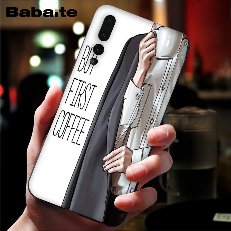 Babaite vogue girl boss Новое поступление черный чехол для телефона Huawei Mate10 Lite P20 Pro P9 P10 Plus