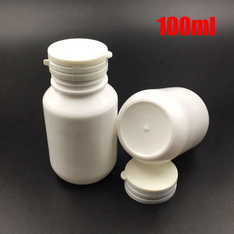 100 шт мл Белый цвет HDPE ксилит хранения контейнеры жевательной резинки