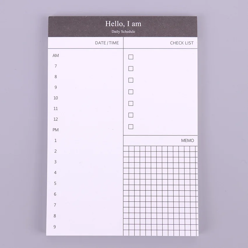 Милый Kawaii деловой планировщик, записная книжка, дневник, дневник, Filofax, для детей, офисные, школьные принадлежности - Цвет: CHECK LIST