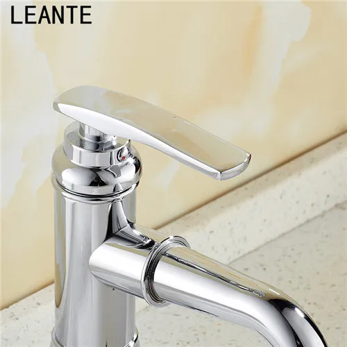 LEANTE Copper single hole basin faucet hot and cold water sanitary ware 9017 | Обустройство дома