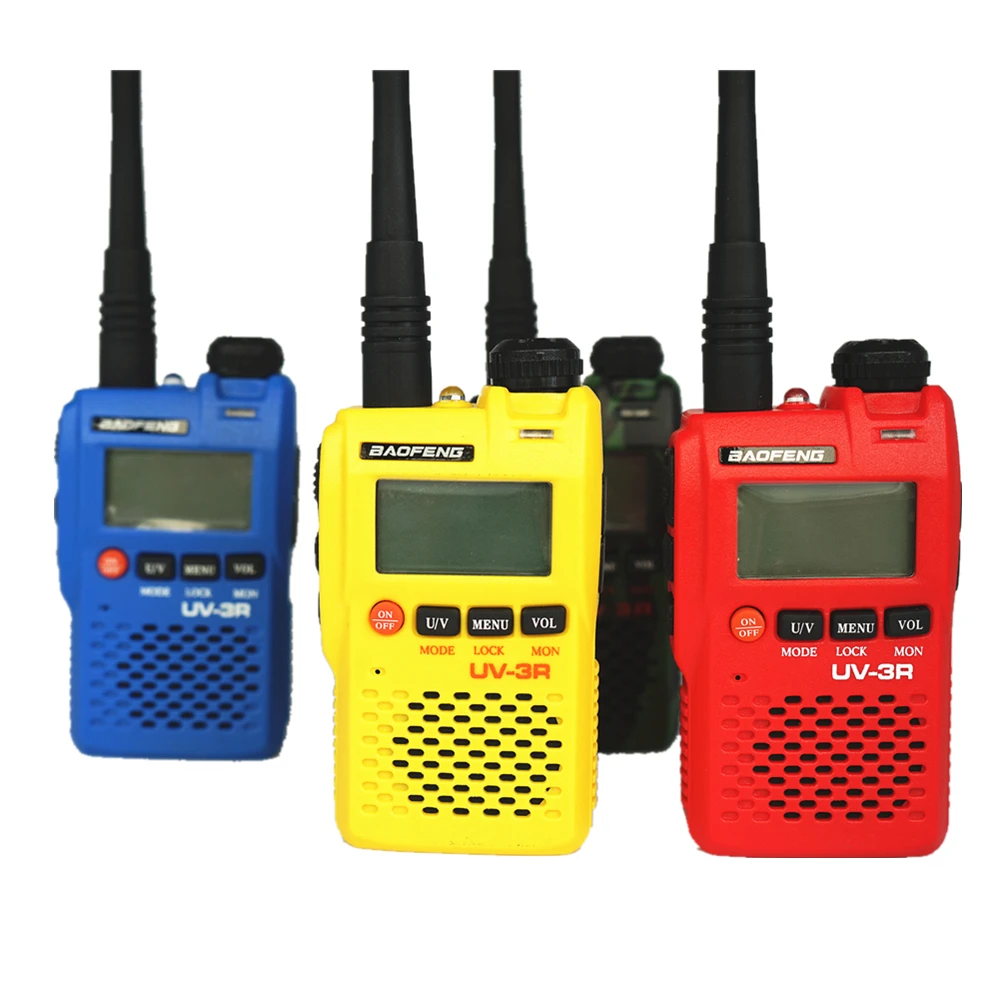 Baofeng двухстороннее радио UV-3R двухдиапазонный fm-передатчик UV3R рация портативная CB радио мини-радиоприемник беспроводной домофон