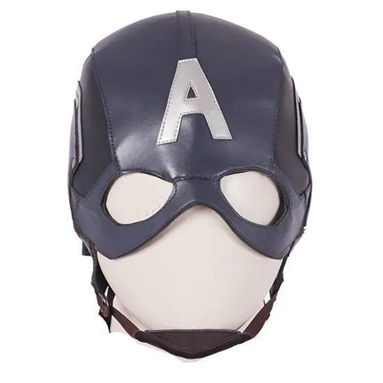 Helmet Мстители 4 эндшпиль Капитан Америка Косплей Костюм Steve Rogers шлем Топы Брюки пояс Набор для Хэллоуина Карнавал индивидуальный заказ - Цвет: Helmet