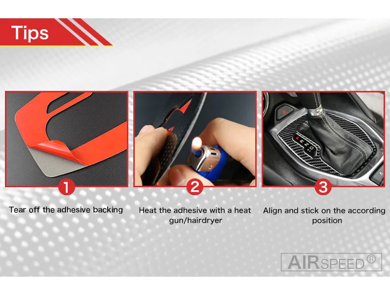 Airspeed для Chevrolet Camaro Аксессуары Для Camaro наклейка из углеродного волокна внутренняя отделка панель переключения передач наклейка s