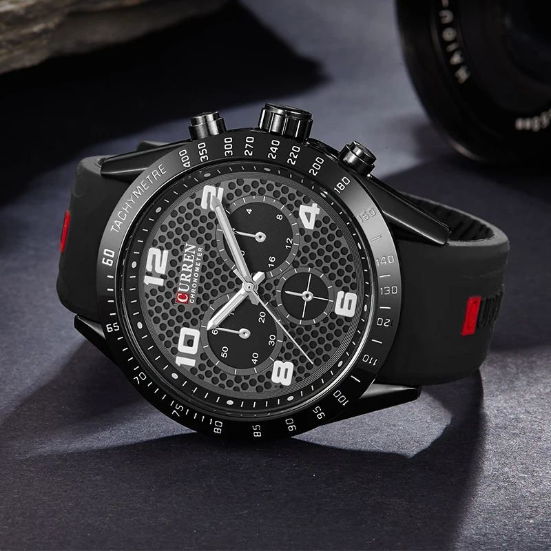 Curren роскошные брендовые аналоговые кварцевые мужские часы с ремешком из