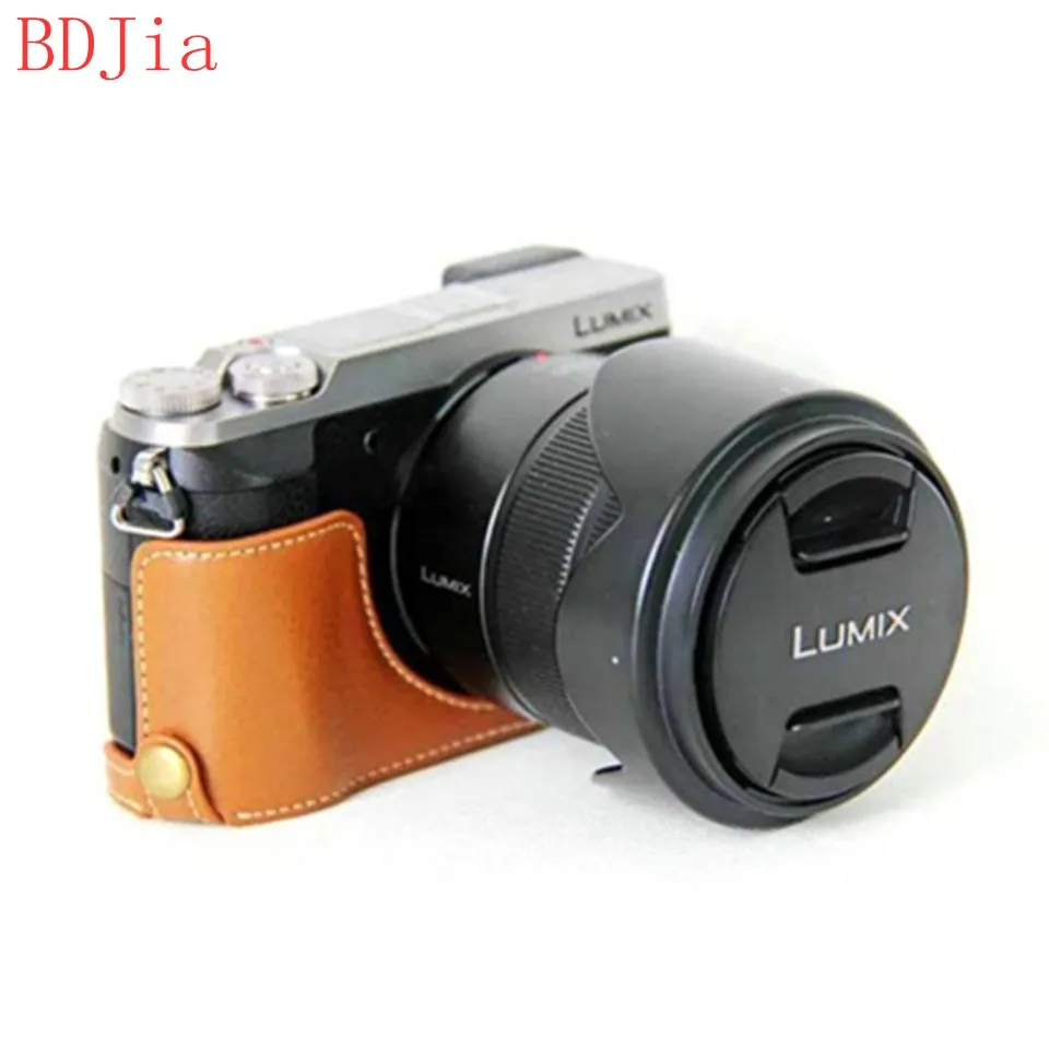 Основа корпуса для половины камеры из натуральной яловой кожи Panasonic GX85 GX80 GX7II с