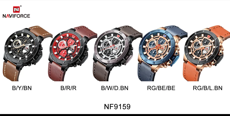 NAVIFORCE мужские s часы Красные большие часы Мужские Роскошные наручные часы с хронографом часы мужские кварцевые мужские s часы лучший бренд класса люкс