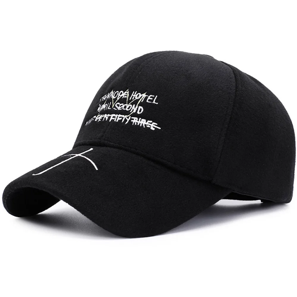 Black Baseball Cap FS, весенне-зимняя повседневная Кепка с желтым лицом для мужчин и женщин, уличная Мужская кепка с застежкой сзади, бейсболка в стиле хип-хоп, шапки с вышивкой для папы - Цвет: Black Baseball Cap