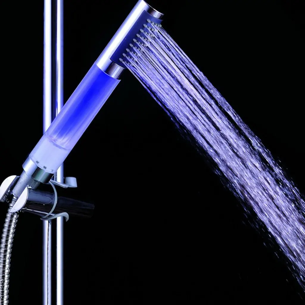 Светодиодный смеситель для воды 7 цветов с датчиком температуры|shower head|sensor