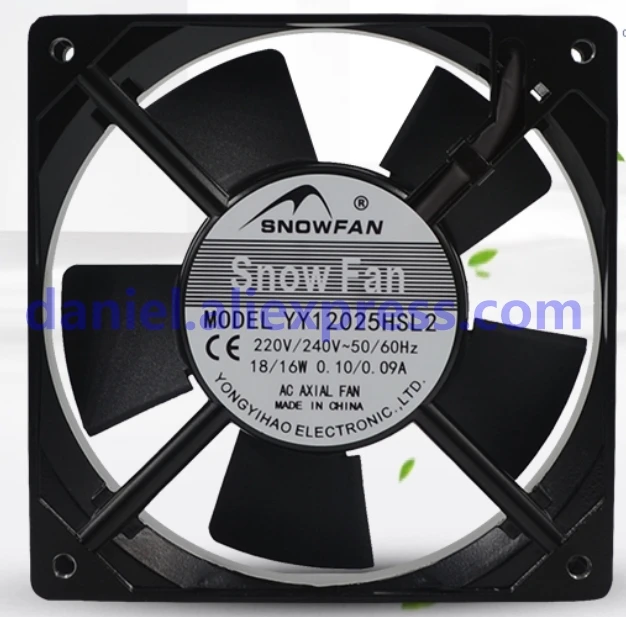Оригинальный охлаждающий вентилятор SNOWFAN YY12025HBL2/HSL2 AC 220V 12025/12 см