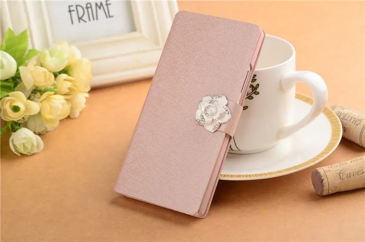 Pink with camellia Чехол для Xiaomi Redmi Note 7, чехол, чехол для Xiomi Redme Note 7, чехол Ksiomi Xaomi Redmi Note7 из искусственной кожи, флип-кошелек, держатель для карт - Цвет: Pink with camellia