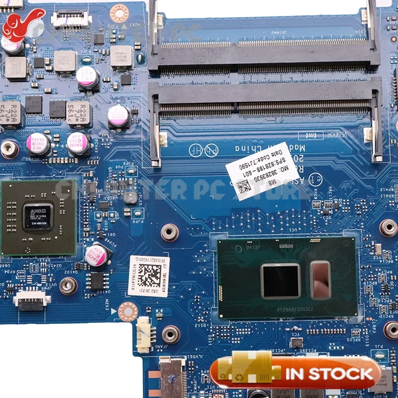 NOKOTION 828188-601 828188-001 For HP 15-AC Laptop motherbard ASL50 LA-C921P R5 M330 2GB Graphics SR2EZ I7-6500U CPU | Компьютеры и
