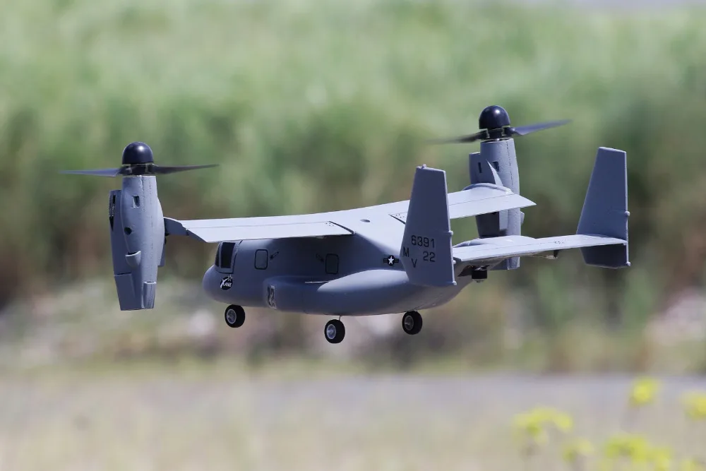Плоская модель RC V22 V 22 вертикальный съемник и посадка VTOL PNP KIT|Радиоуправляемые