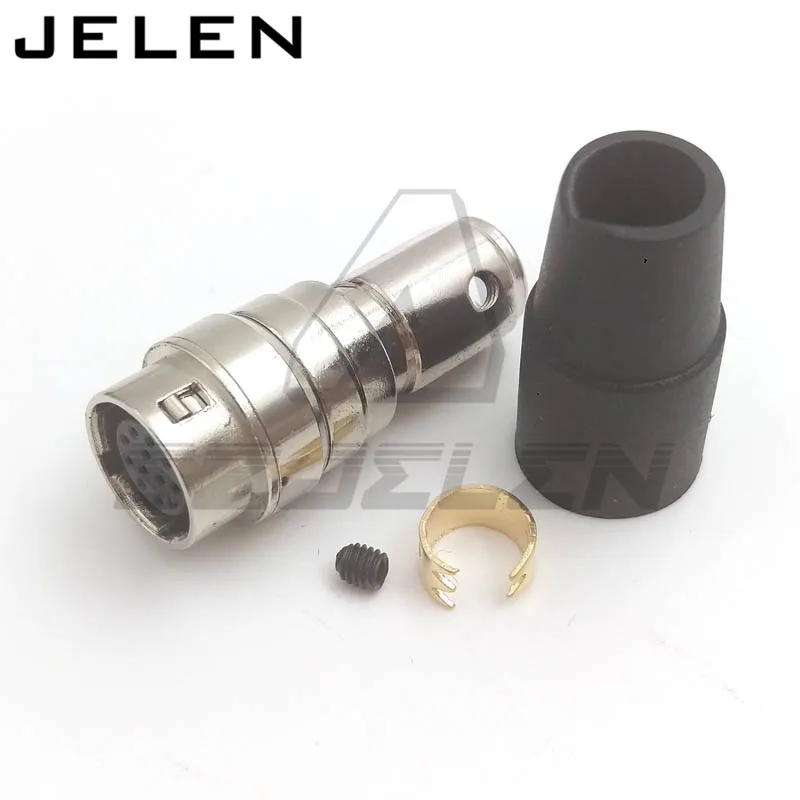 Штекер соединителя Hirose 12 контактный штекер (женский) кабеля питания камеры