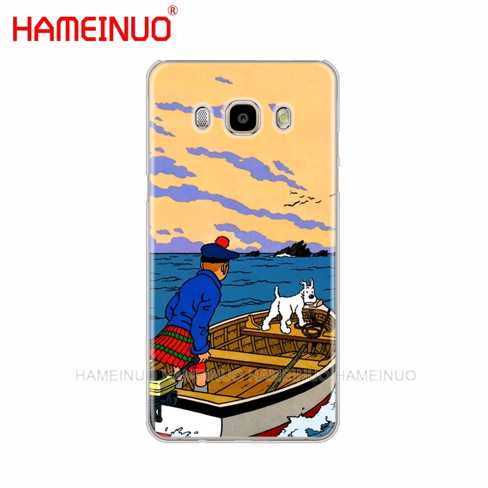 HAMEINUO Приключения Тинтин чехол для телефона Samsung Galaxy J1 J2 J3 J5 J7 MINI ACE 2016 2015