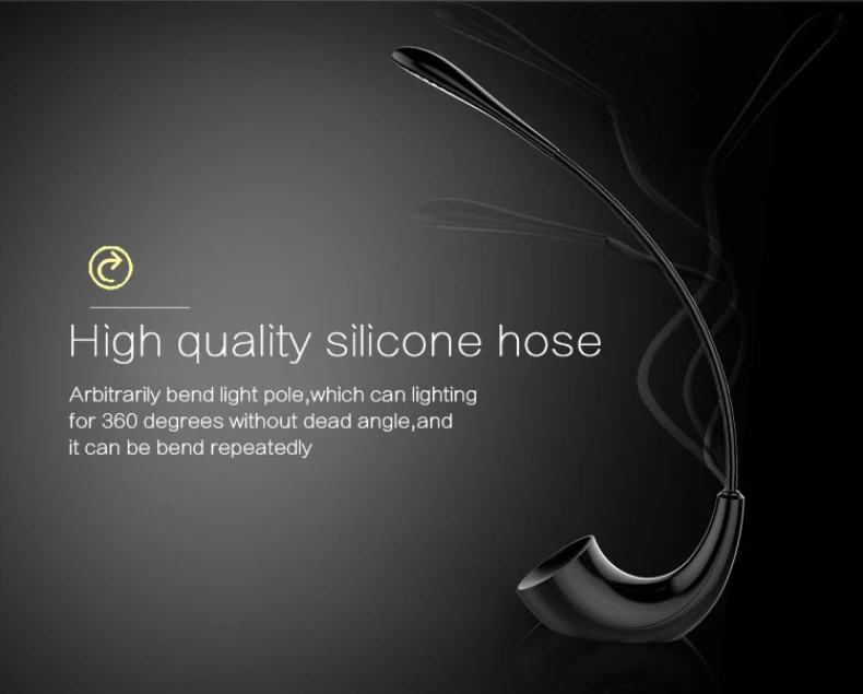 Регулируемая Защита глаз USB светодиодный настольная лампа с зарядкой сенсорный