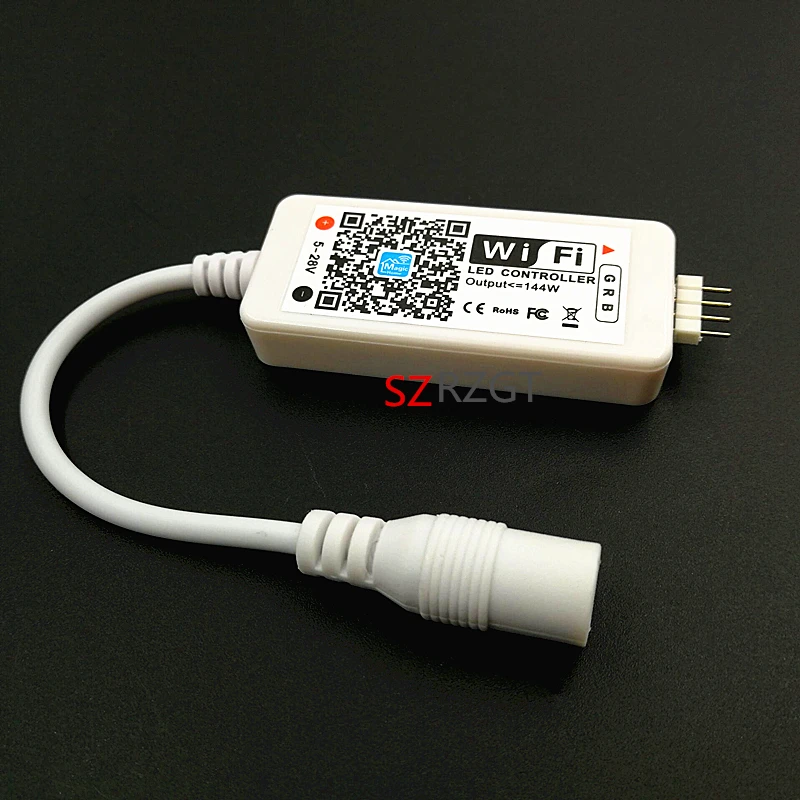 Мини Wifi LED RGB RGBW контроллер DC12V для Светодиодные полосы света|Контролеры RGB| |