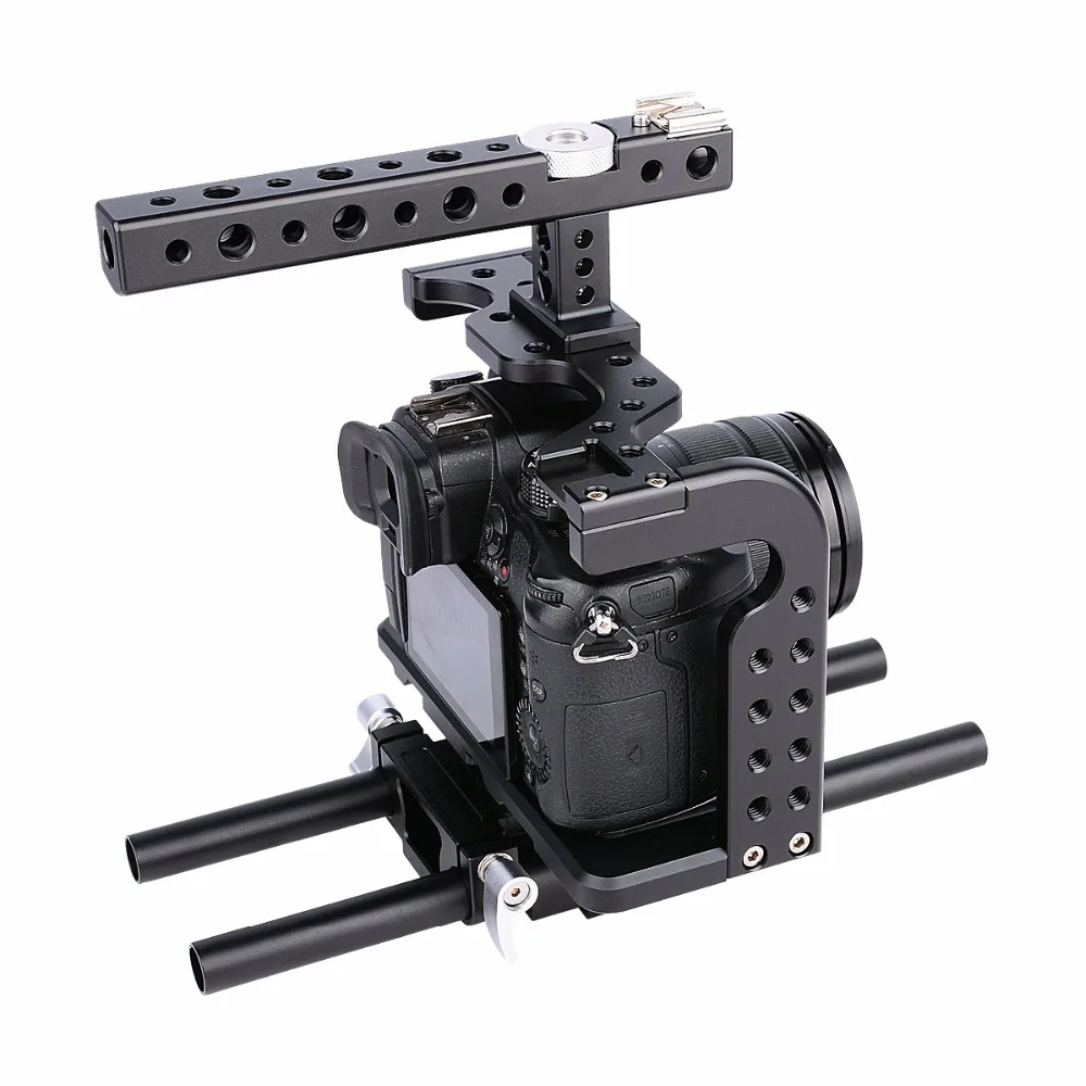 Небольшая установка с верхней ручкой клетка для камеры DSLR GH5| |