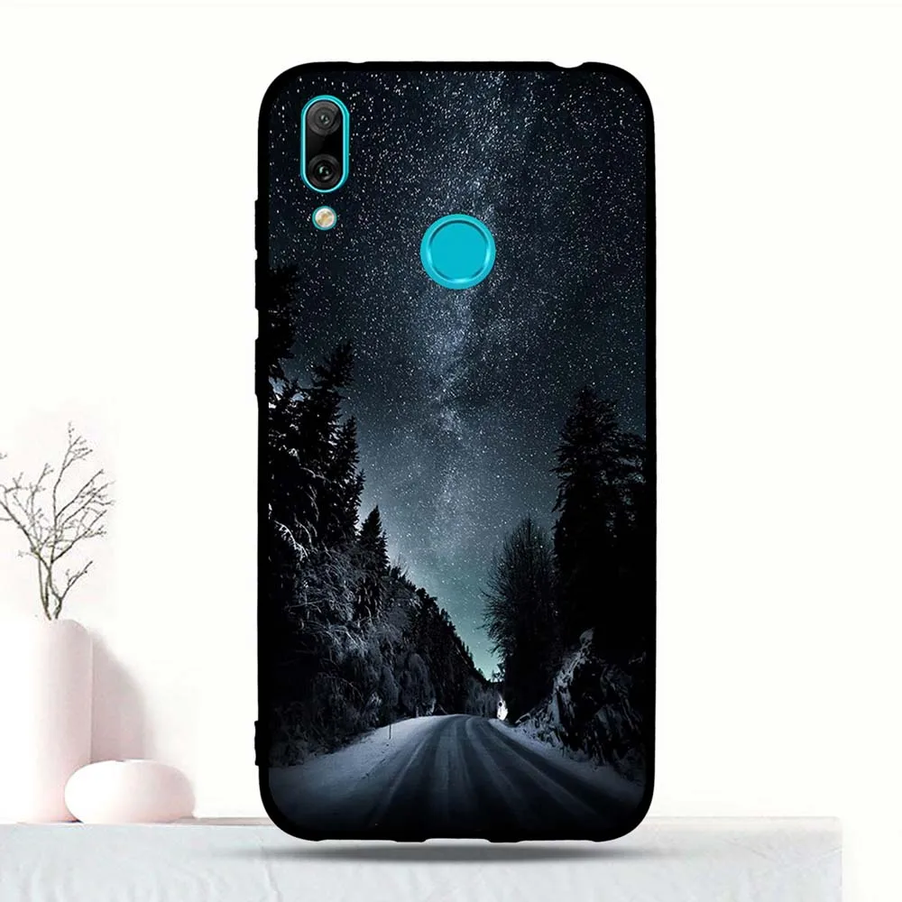 Для huawei Y7 Y7 Prime Y7 Pro чехол силиконовый для huawei Enjoy 9 мультяшный 3D принт Funda бампер чехол 6,2" чехол для телефона - Цвет: 34
