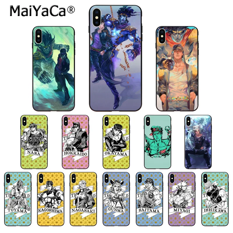 Мягкий силиконовый чехол MaiYaCa jojo для Apple iPhone 8 7 6 6S Plus X XS MAX 5 5S SE XR|Бамперы| |