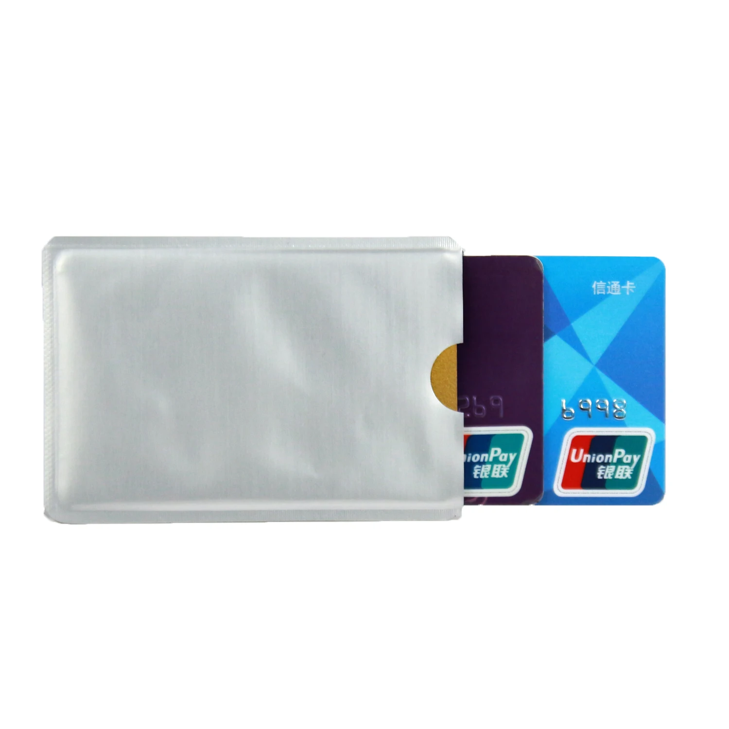 Анти Rfid кредитные карты Чехол держатель блокировка считыватель замок