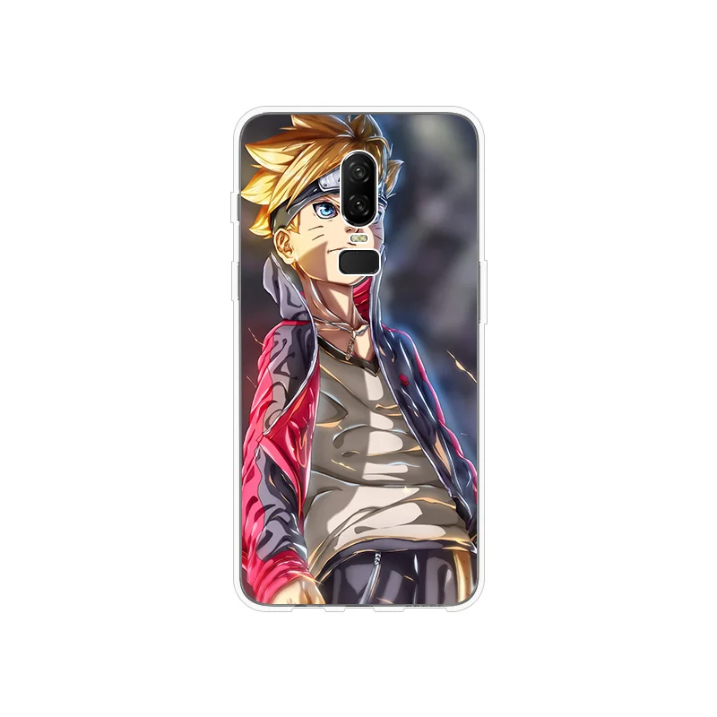 Uzumaki Naruto Patterned Silicone Case For OnePlus 5 5T 6 6T Soft Cover Shell Couqe T Phone |