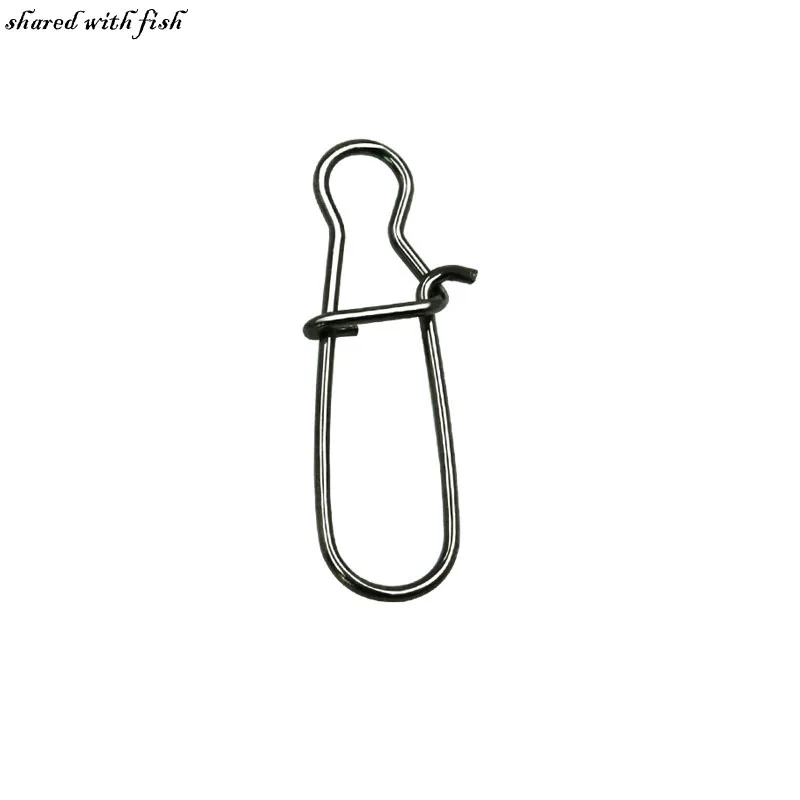 20 штук крючок оснастки Pin Нержавеющая сталь Рыбалка вертлюгом Безопасность
