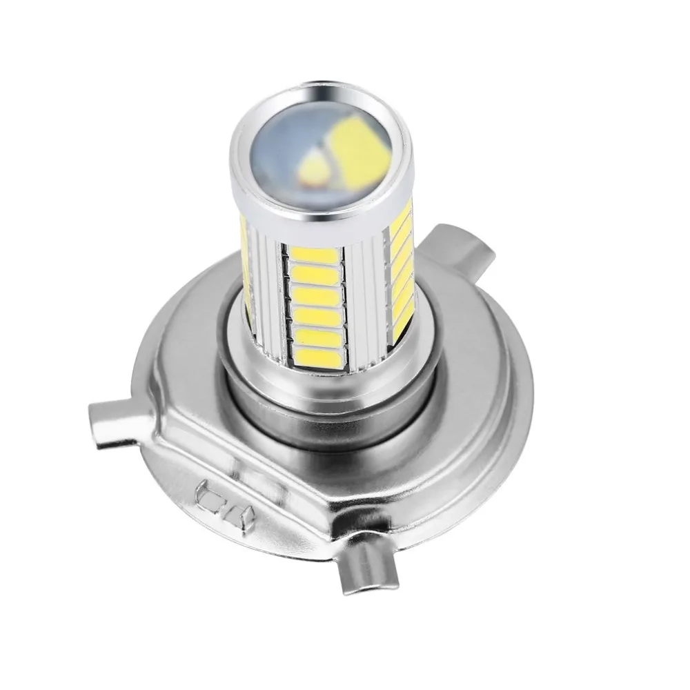 H4 33SMD 5630 светодиодный супер яркий белый автомобильный головной светильник источник дневного движения светильник s лампа светодиодный 12 в 8 Вт автомобиль
