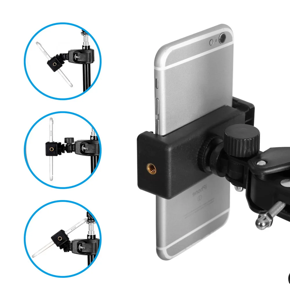 

LED Selfie Ring Light 5500K Studio Photography Photo Fill Ring Light with Tripod for iphone Smartphone Makeup USB
