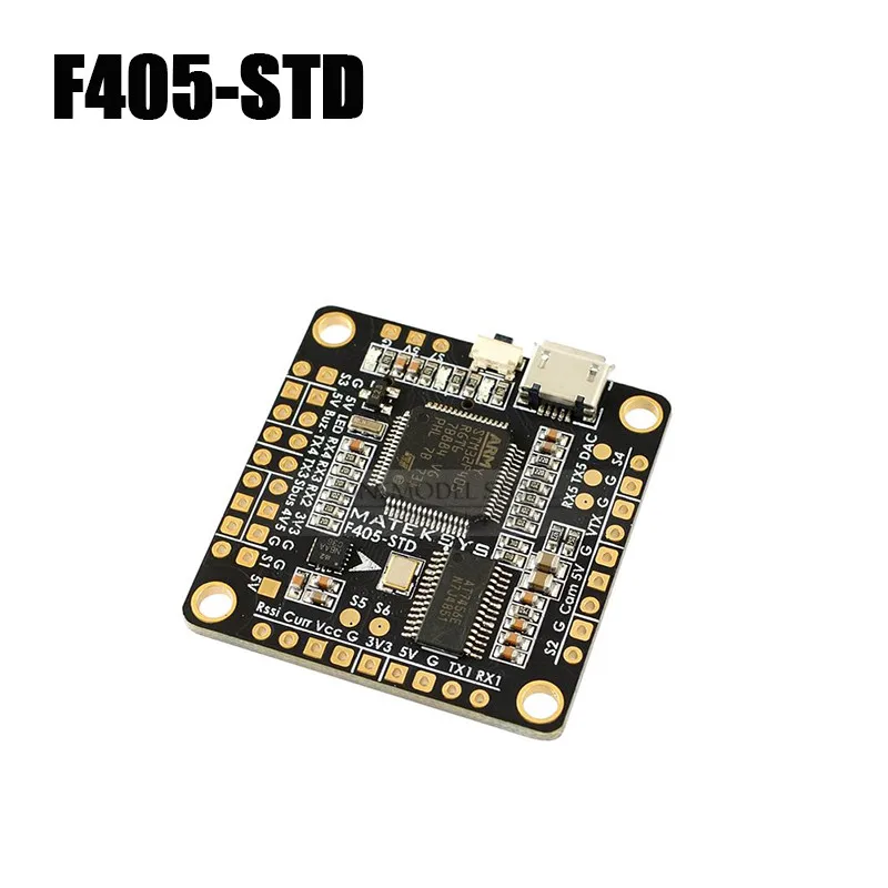Система управления полетом Matek F405-STD Контроллер полета Betaflight OSD MicroSD BlackBox STM32F405RGT6 6
