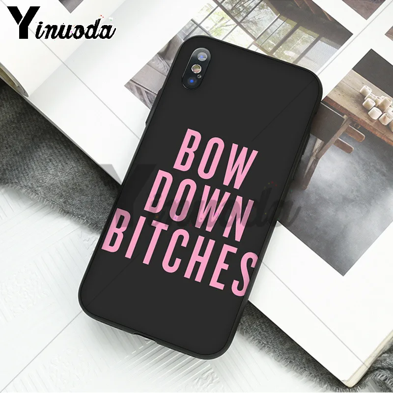 4 Yinuoda I'M NOT ALWAYS A BITCH DIY печать рисунок чехол для телефона чехол для iPhone 8 7 6 6S Plus 5 5S SE XR X XS MAX оболочка - Цвет: 4