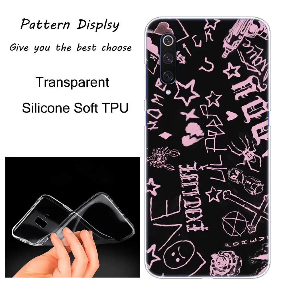008 Модный мягкий силиконовый чехол Lil Peep для Xiao mi Pocophone F1 mi 5X A1 6X A2 8 SE Lite Play mi x3 9 9SE 9T Pro CC9 - Цвет: 008