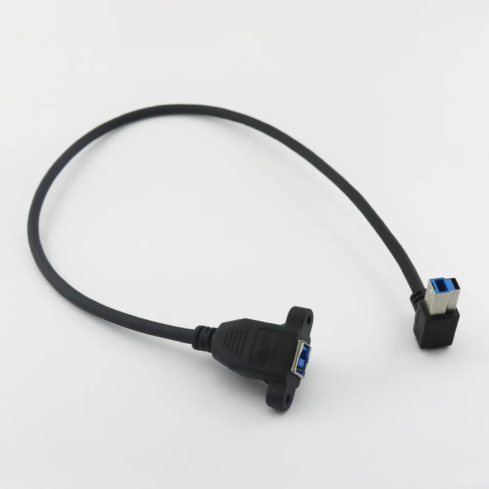1x50 см Панельное крепление USB 3 0 B мама для штекер-гнездо соединительный кабель