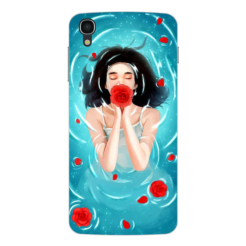 132 стилей красивые узоры живопись Цветной мягкий чехол tpu для Alcatel One Touch Idol 3 4 7 Dual SIM