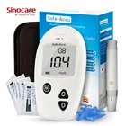 Глюкометр Sinocare Safe-Accu для измерения глюкозы в крови при диабете, медицинский с 50100 тестовыми полосками и ланцетами