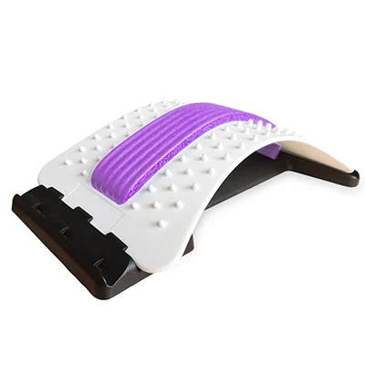 Purple White Массаж спины Волшебные подрамники фитнес Магнитный Корректор осанки эргономичная поясничная поддержка спинальная Тяговая Подушка регулятор позвоночника - Цвет: Purple White