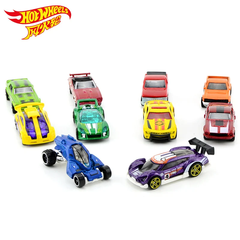 Hot Wheels 1: 64 мини-модель трек ESS BSC 10 автомобильный комплект игрушек для детей Diecast Hotwheels 54886 модели автомобилей подарок на день рождения для детей