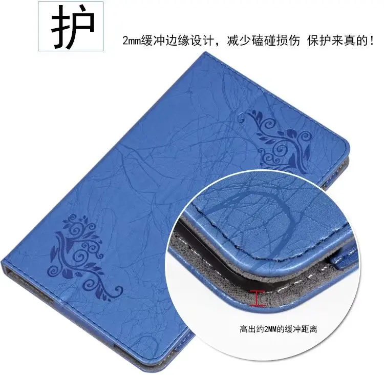Print Patter Protective PU Leather Cover Case For CHUWI Hi9 Tablet PC chuwi hi 9 8.4&quot With Film And 3 Gifts | Компьютеры и офис